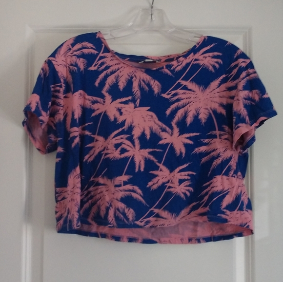 Tropical Crop Top - Picture 1 of 2